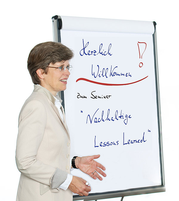 Seminar, Workshop "Nachhaltige Lessons Learned" von Dr. Stefanie Schulte-Hinsken